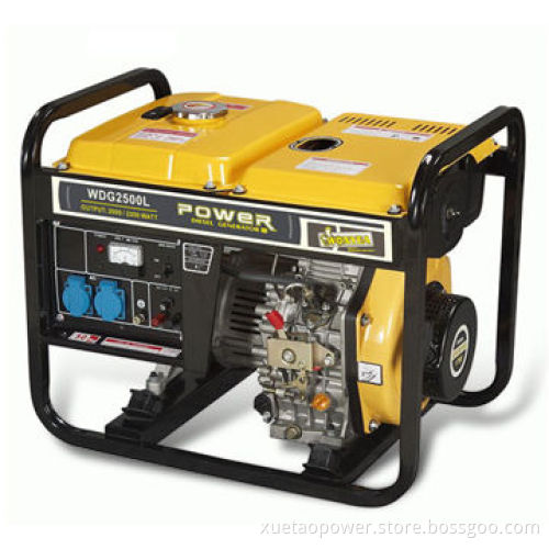Diesel Generator with 2.0kW Rated and 2.5kW Maximum Output